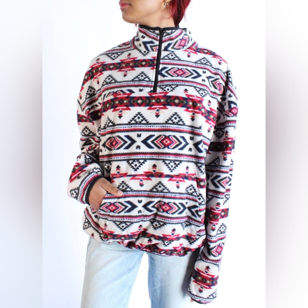 Aztec Print Woman's Pullover
